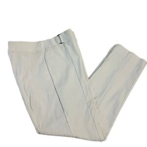 Takara Coastal Elastic‎ Waist Pants Women's Size L White Cottagecore Pull-Up